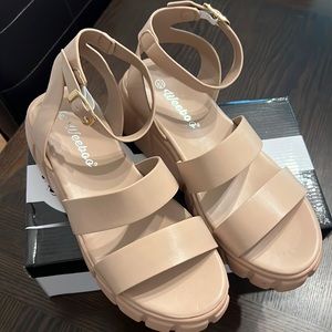 Wee boo Nude Chunky sandals